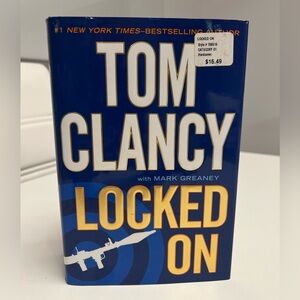 Gently Used Hardcover Tom Clancy Locked On “Part of the Jack Ryan Series”